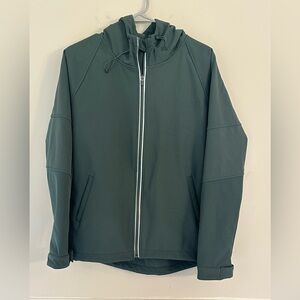Fabletics Salma Water Resistant Green Zip Up Jacket Women’s size Medium